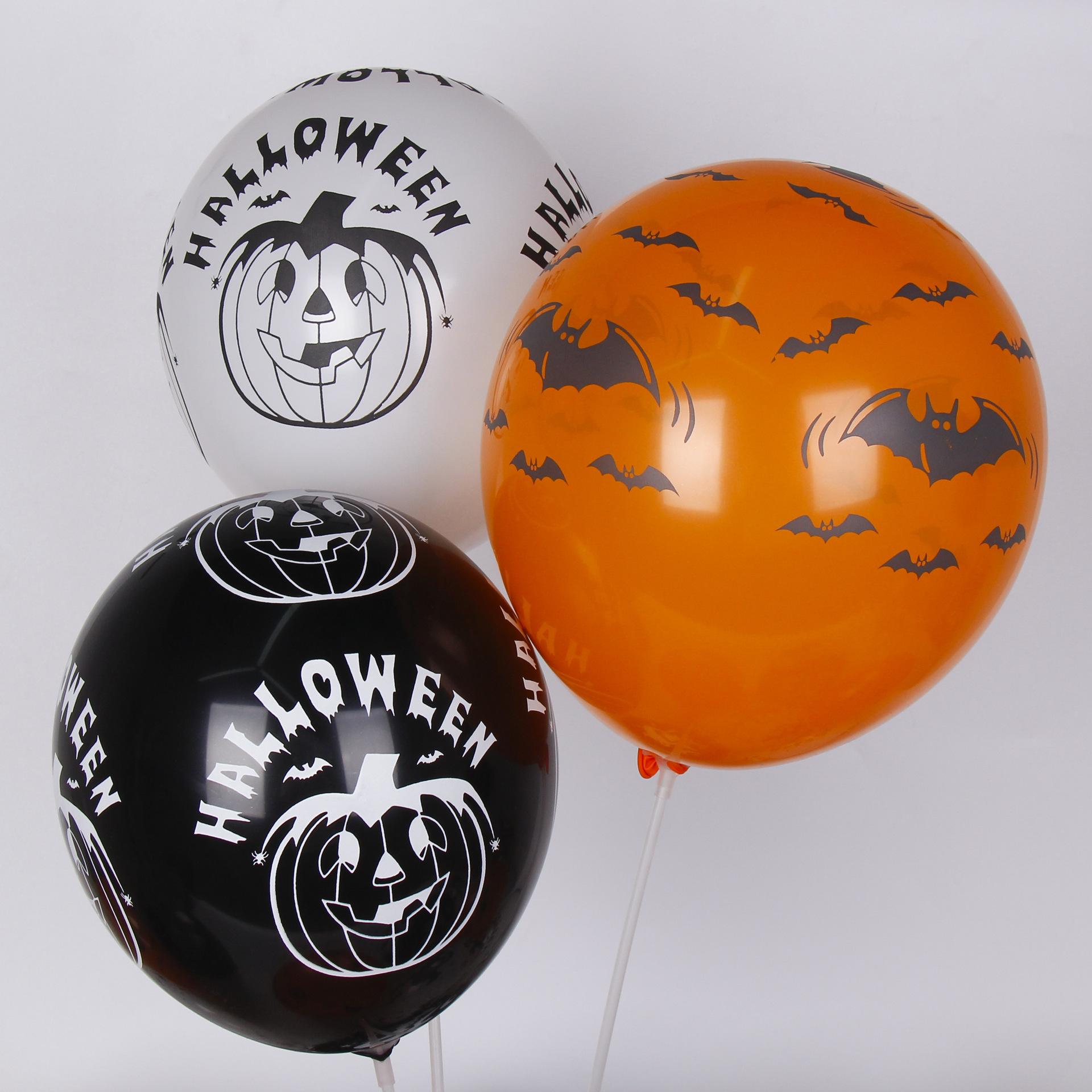 12-Inch Halloween Latex Balloons โ photo 2