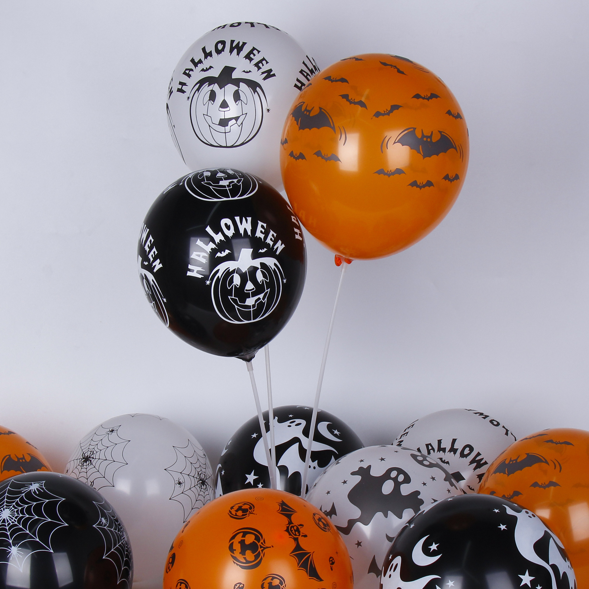 12-Inch Halloween Latex Balloons โ photo 3