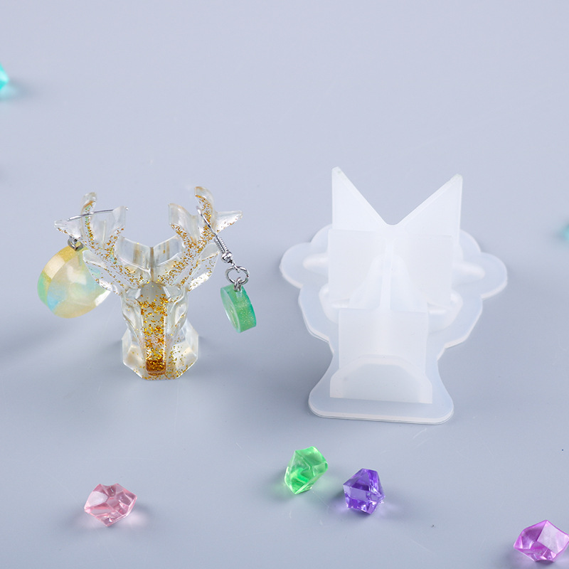3D Stag Head Silicone Resin Mold
