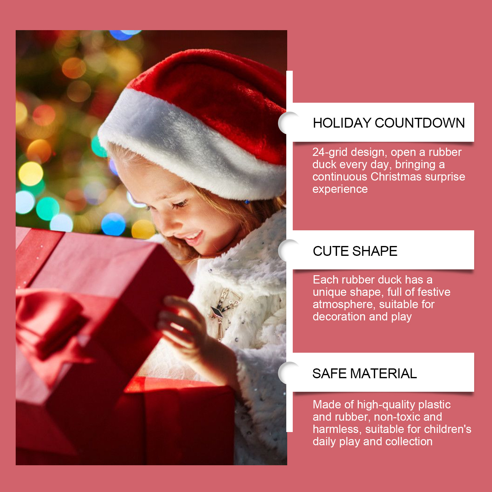 24-Day Christmas Advent Calendar Squeeze Toy Set — photo 5