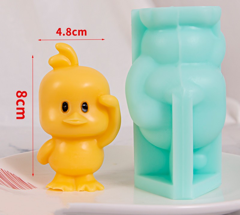 3D Yellow Duck Silicone Mold — photo 2