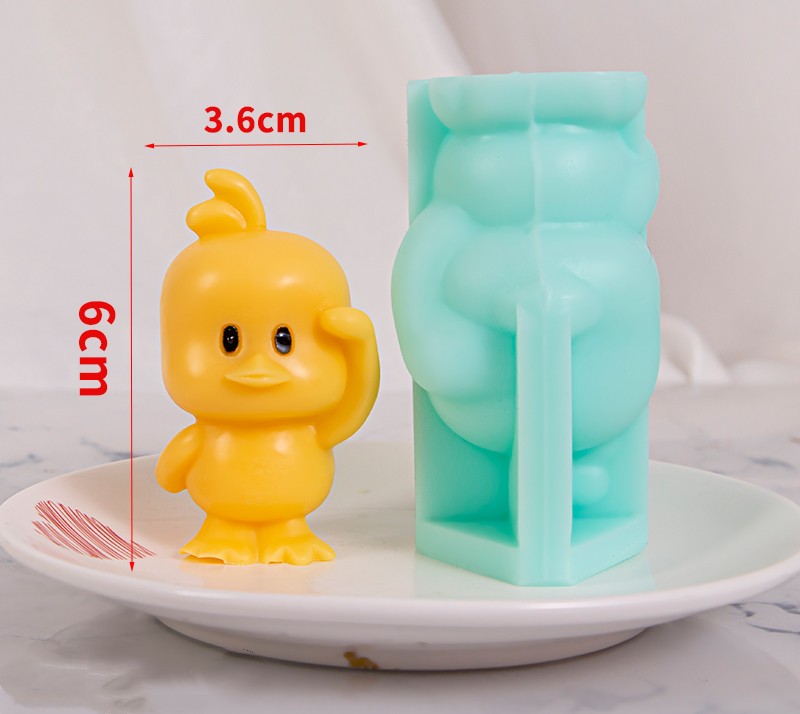 3D Yellow Duck Silicone Mold — photo 5
