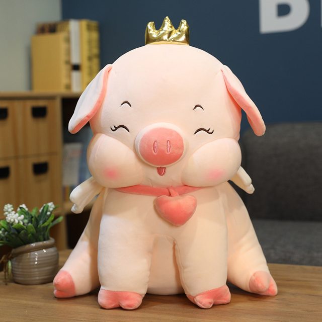 Royal Angel Piggy Plush With Crown โ photo 2