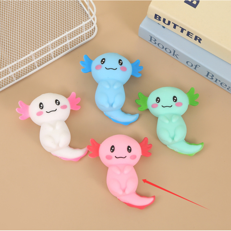 Cute Axolotl Stretch Squishy Toy