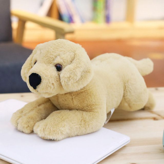 Sleepy Lounging Labrador Puppy Plush, 60cm โ photo 3