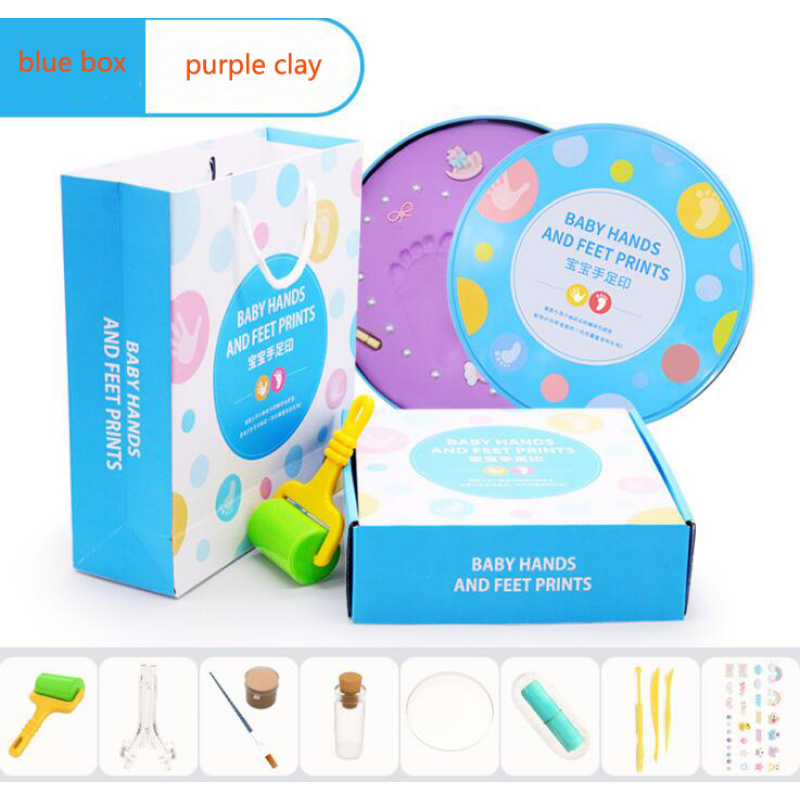 Baby Hand & Foot Print Air-Dry Clay Keepsake Kit — photo 4