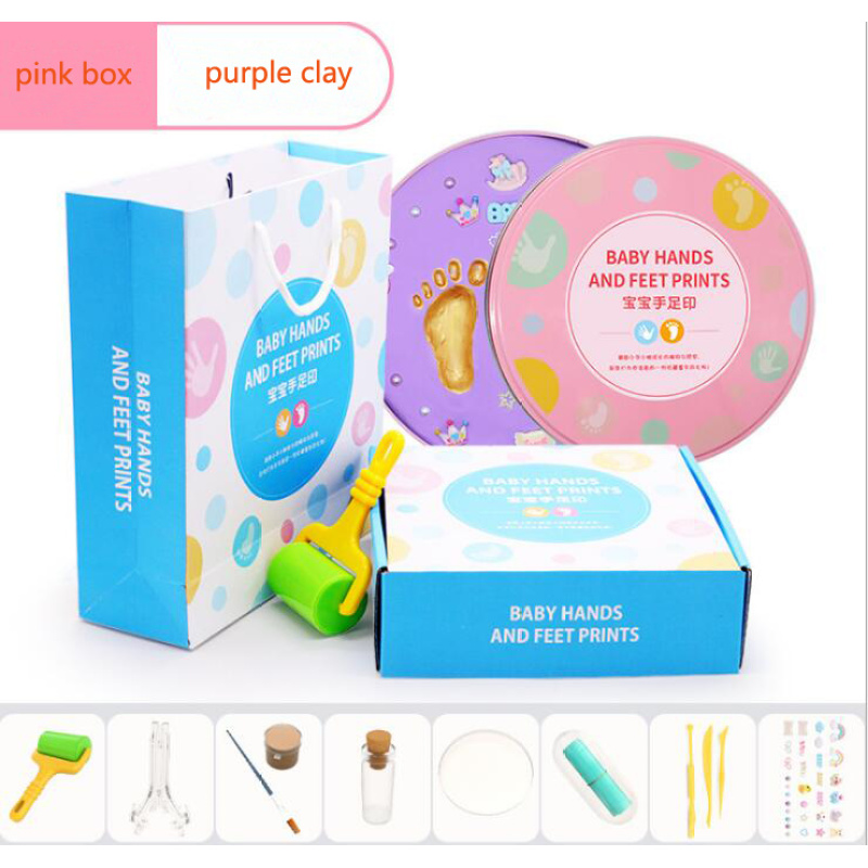 Baby Hand & Foot Print Air-Dry Clay Keepsake Kit — photo 2