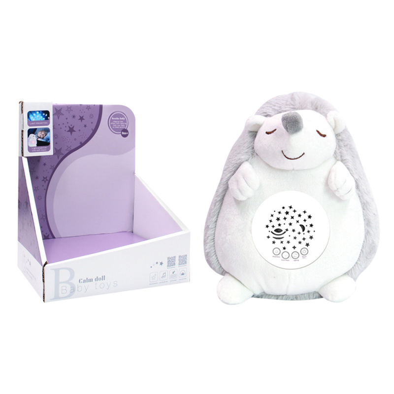 Hedgehog Star Projector Baby Soother Plush