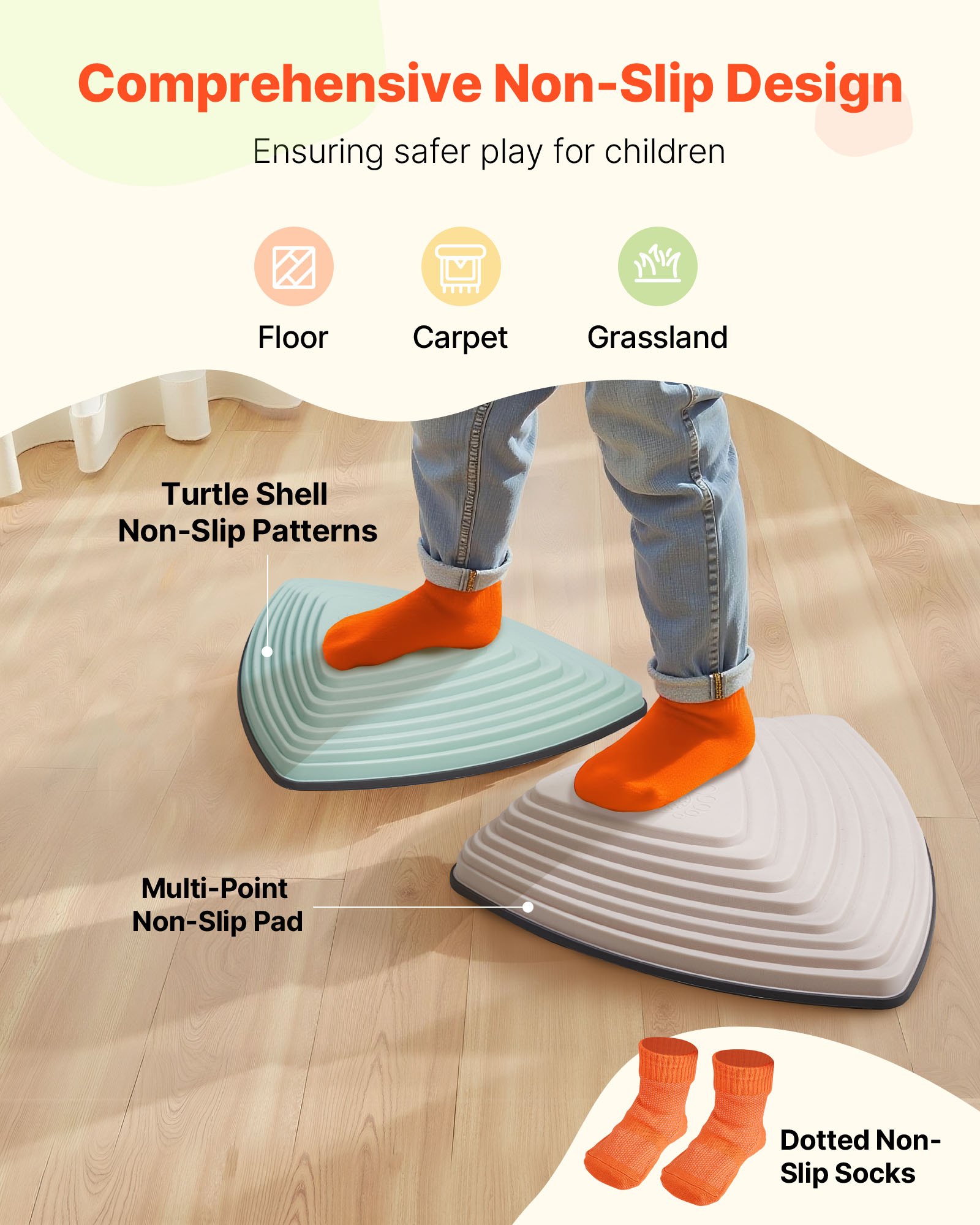 Kids Balance Stepping Stones, 6-Piece Set โ photo 5