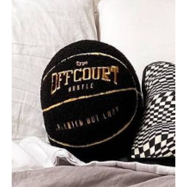 Fuzzy Basketball Cushion Pillow โ photo 3