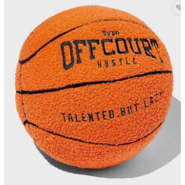 Fuzzy Basketball Cushion Pillow โ photo 4