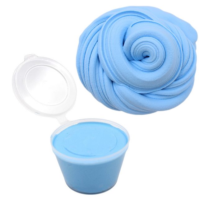 Fluffy Cloud Butter Slime Tub, Blue