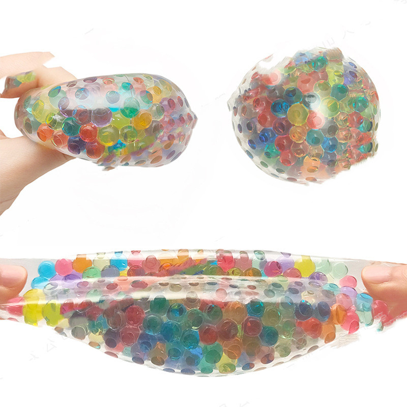 Rainbow Water-Bead Squeeze Stress Ball
