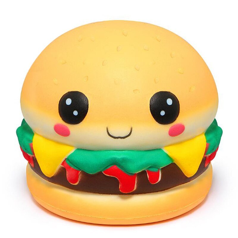 Kawaii Big-Eye Cheeseburger Squishy