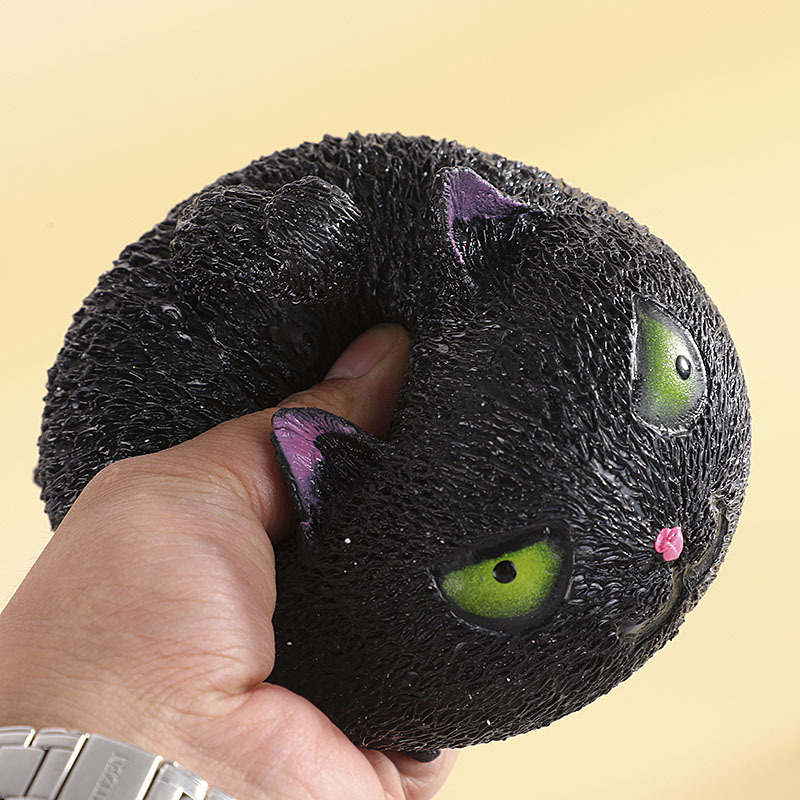Grumpy Tuxedo Cat Figurine โ photo 3