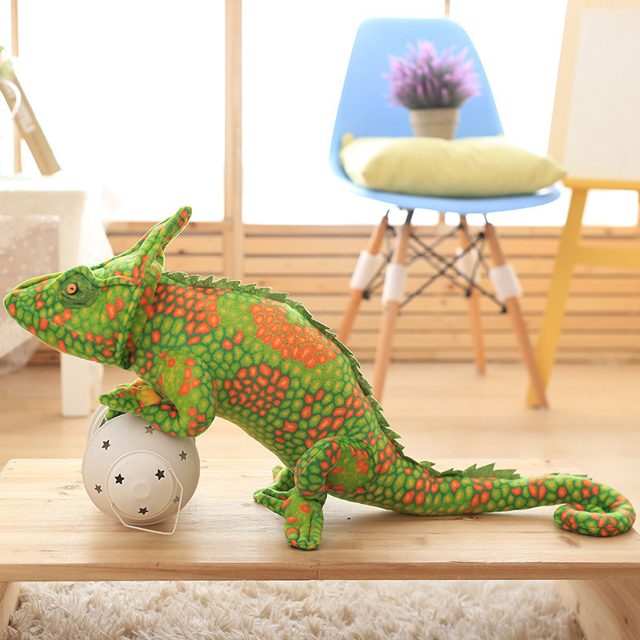 Giant Chameleon Cuddle Lizard Plush โ photo 3