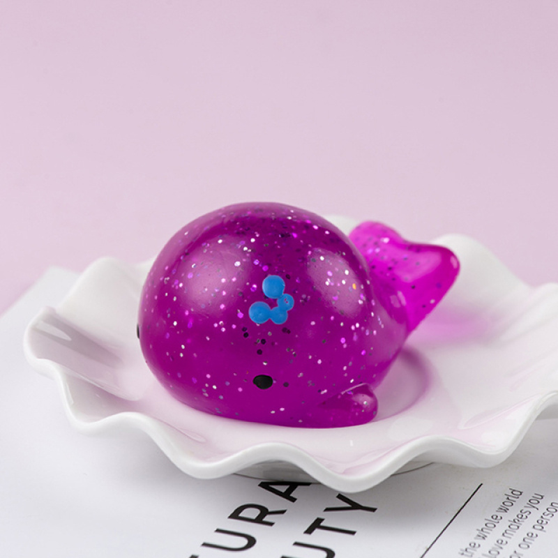 Glitter Whale Slow-Rise Squishy โ photo 6