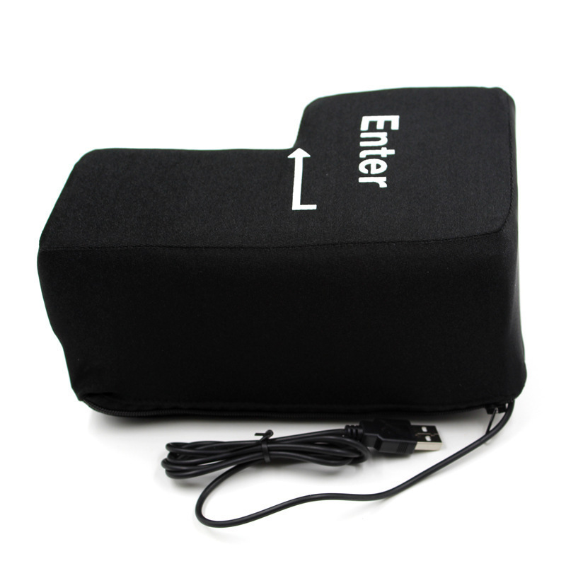 Giant USB Enter Key Stress Pillow
