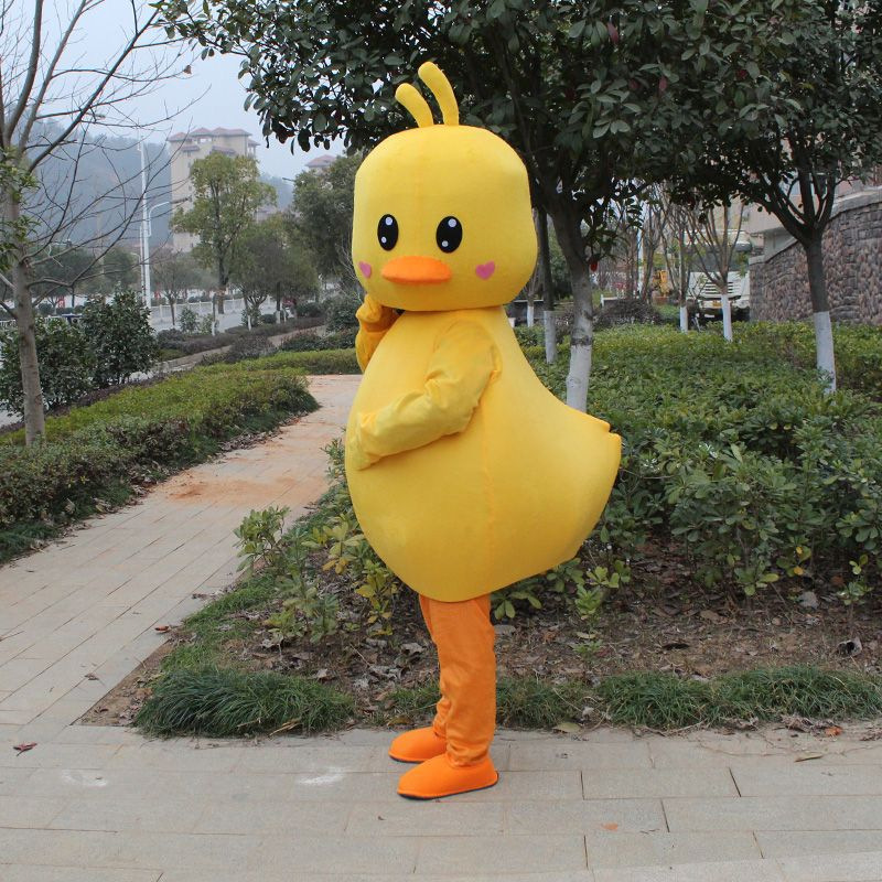 Big Yellow Duck Figure with Costume — photo 4