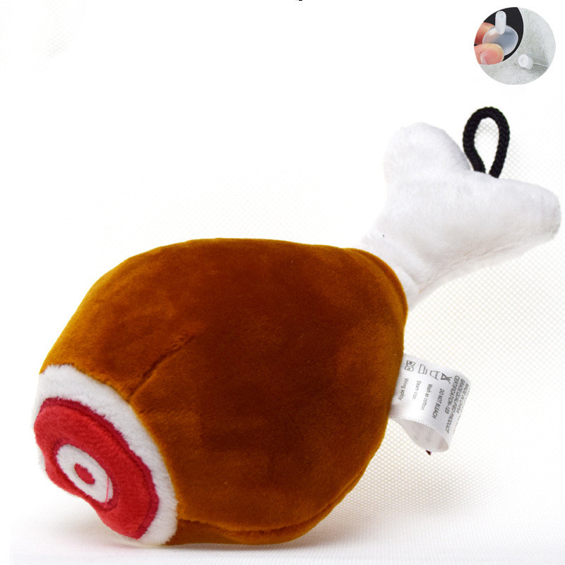 Squeaky Drumstick Chew Toy Plush โ photo 2