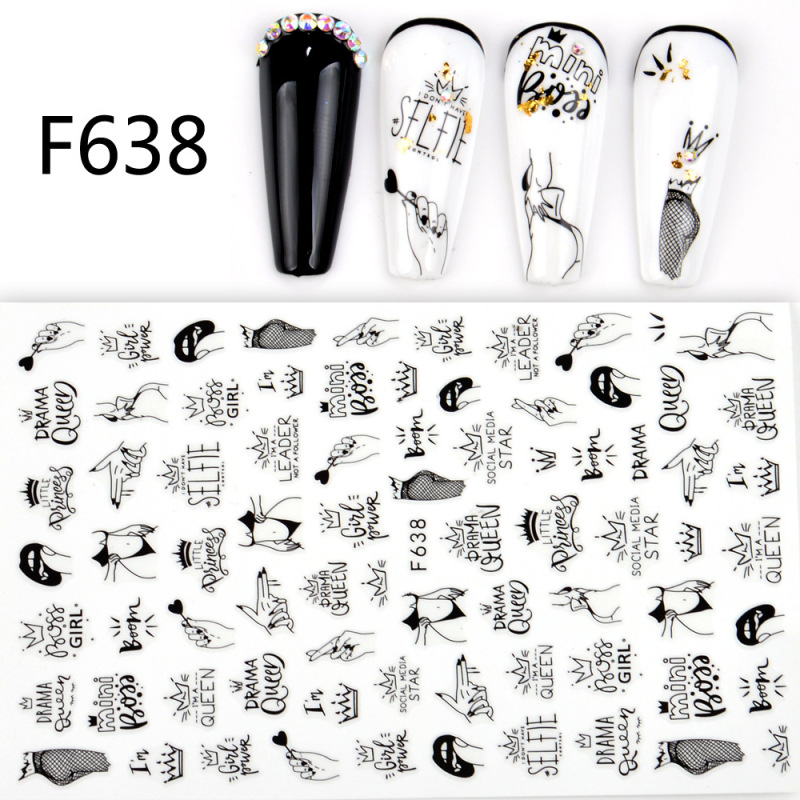 Origami Animal Nail Art Sticker Sheet (F634) โ photo 5