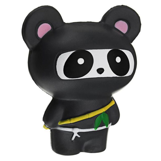 Ninja Panda Squishy (Black)
