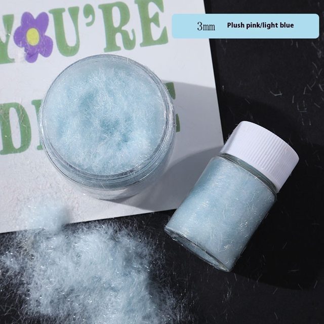 Plush Flocking Fiber Powder — Pink — photo 2