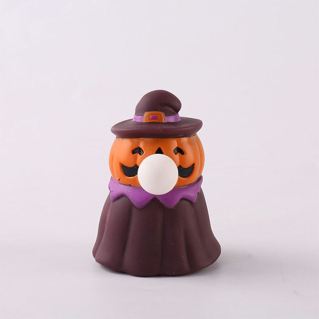 Bubble-Blowing Witch Pumpkin Squeeze Toy