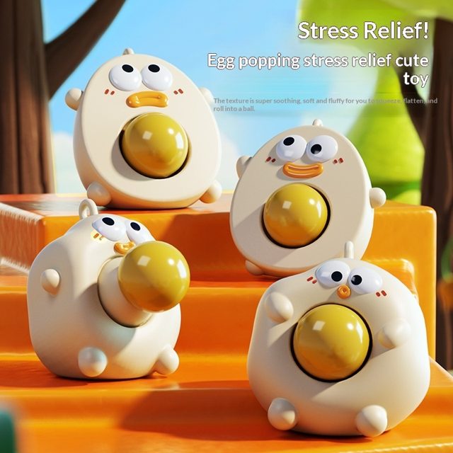 Bubble-Blowing Chick Squeeze Toy