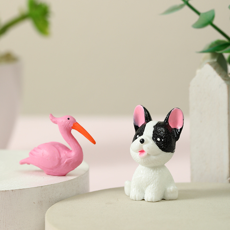 Miniature Animal Figures: Bunny, Duck, Puppy & Kitten — photo 2
