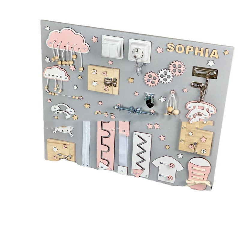 Personalized Montessori Busy Board