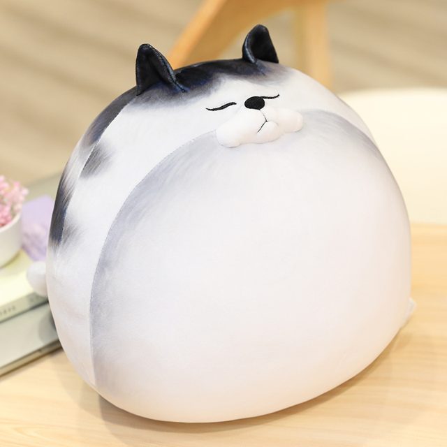 Chonky Sleepy Cat Ball Pillow โ photo 2