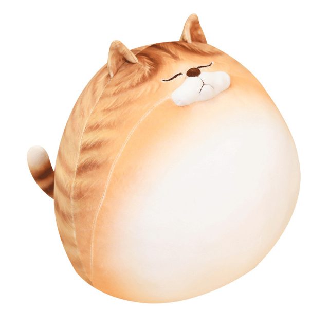 Chonky Sleepy Cat Ball Pillow โ photo 4