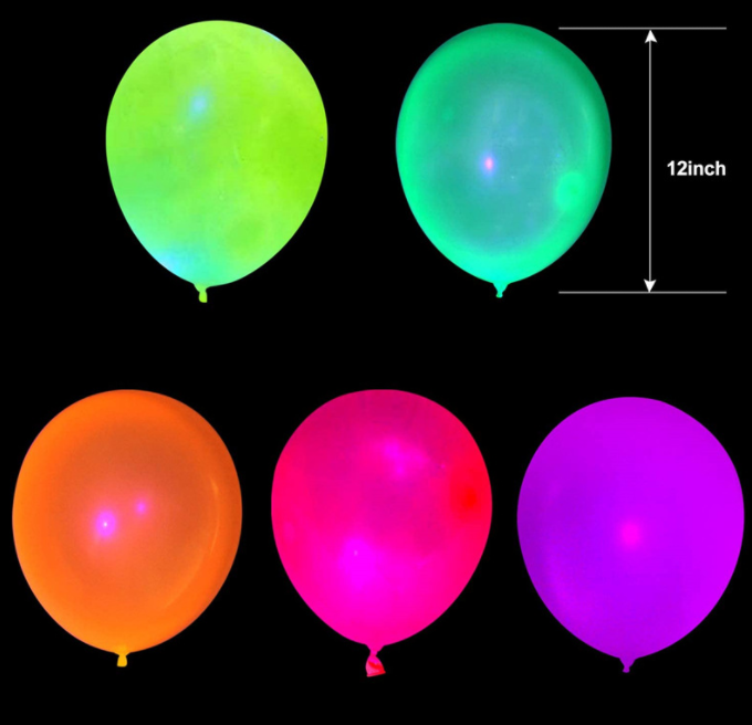 Candy-Color Glow Balloons Party Pack — photo 5