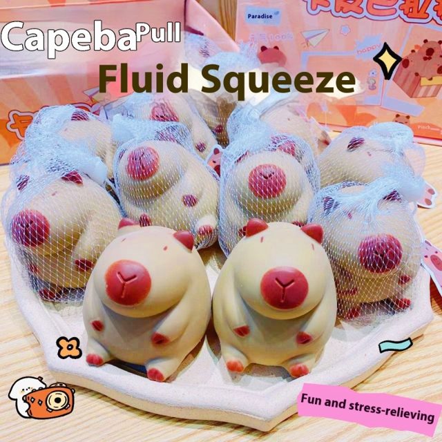 Chunky Capybara Squeeze Squishy