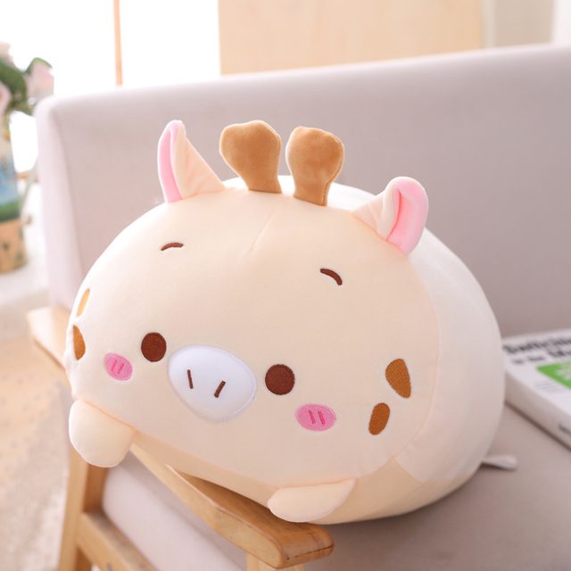Giraffe Loaf Pillow Plush