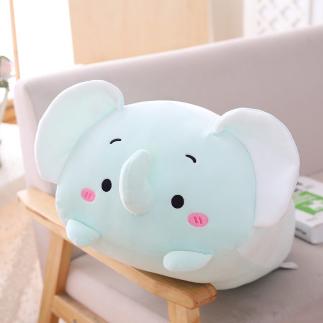 Mint Elephant Loaf Pillow Plush โ photo 2