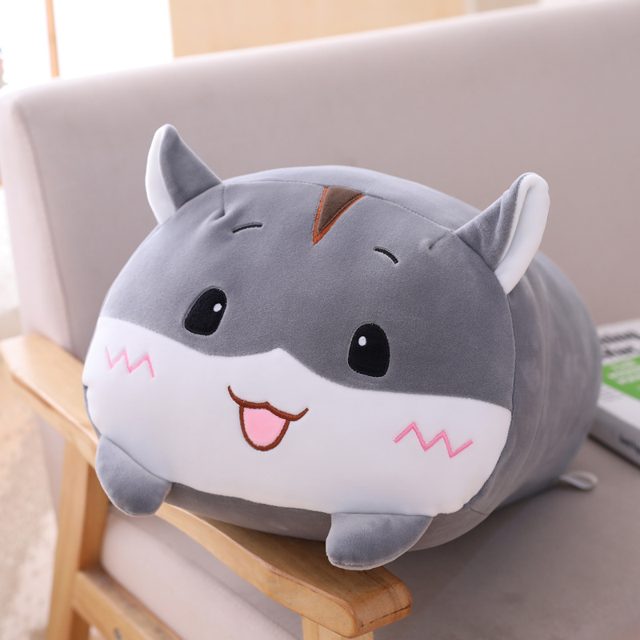 Gray Hamster Loaf Pillow Plush โ photo 2