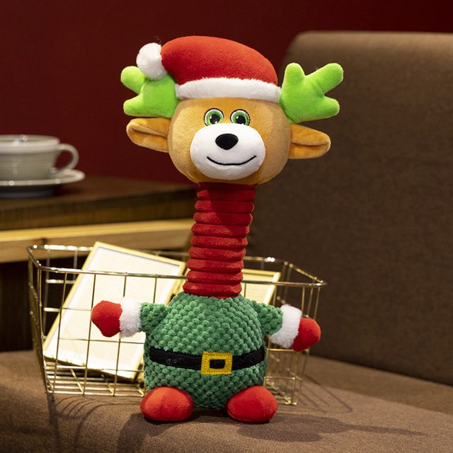 Spring-Neck Dancing Reindeer Plush