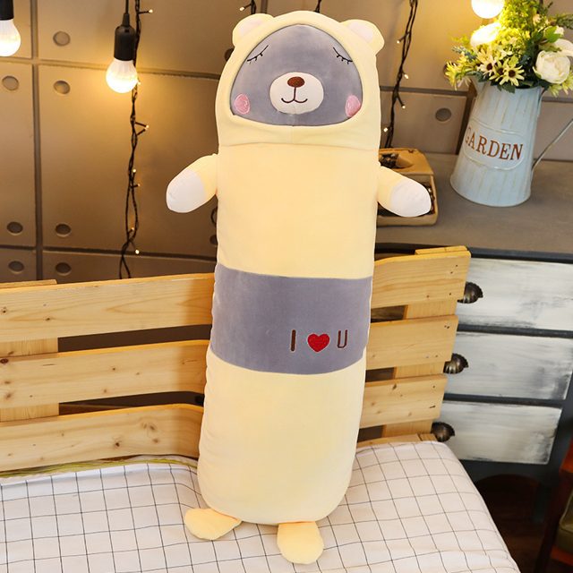 Long Bear-Hoodie Body Pillow Plush โ photo 4