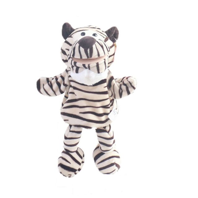 White Tiger Hand Puppet Plush