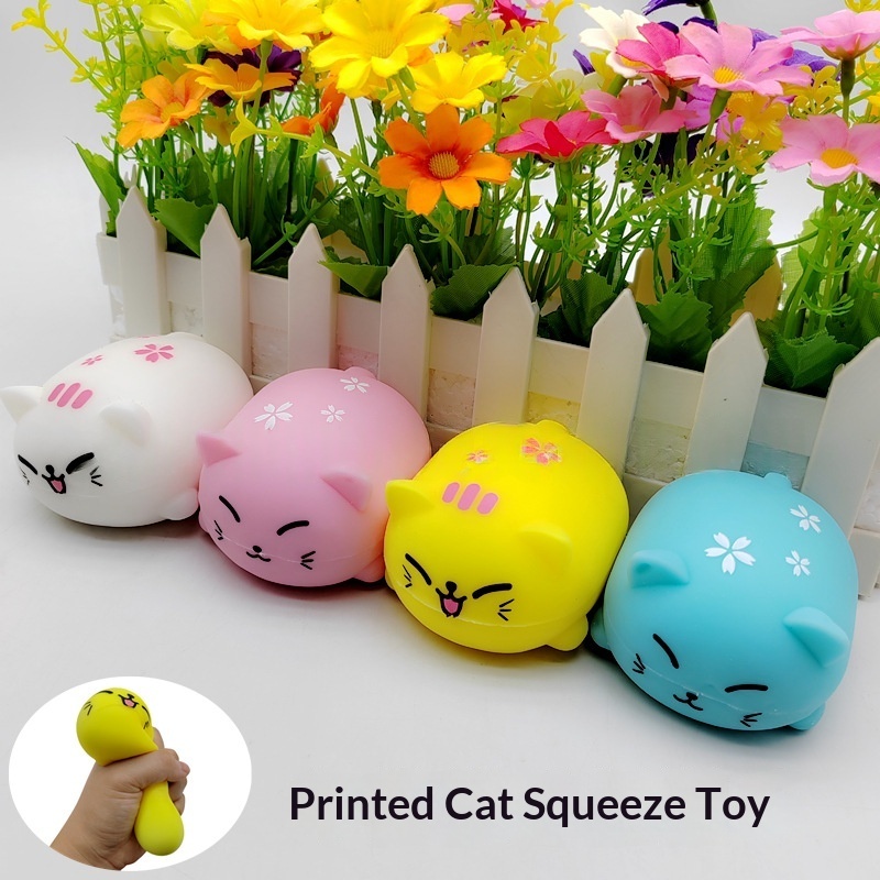 Sakura Kitty Slow-Rise Squishy