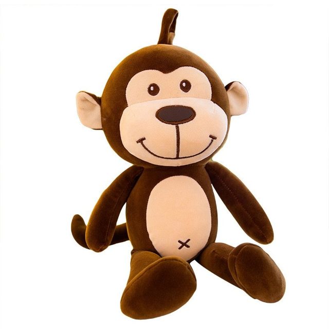 Big-Grin Brown Monkey Plush โ photo 2