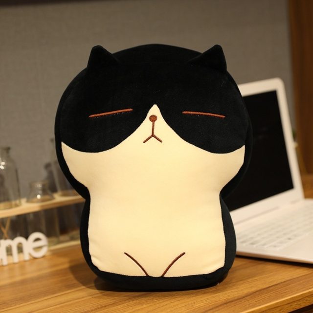 Tuxedo Toast-Cat Cushion Plush โ photo 2