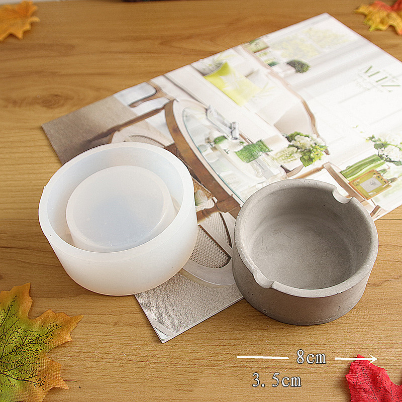 Faceted Ashtray Silicone Mold for Concrete & Resin — photo 6