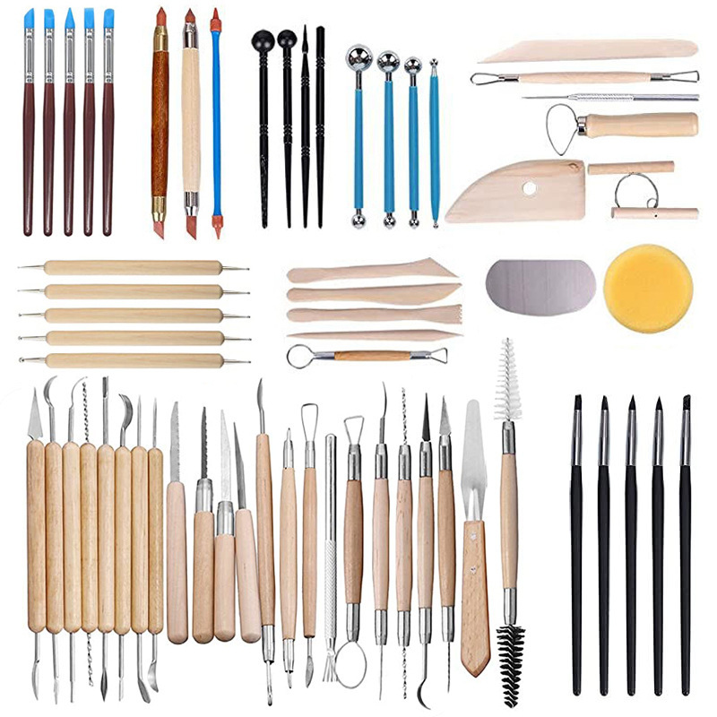 Large Ceramic & Clay Sculpting Tool Set