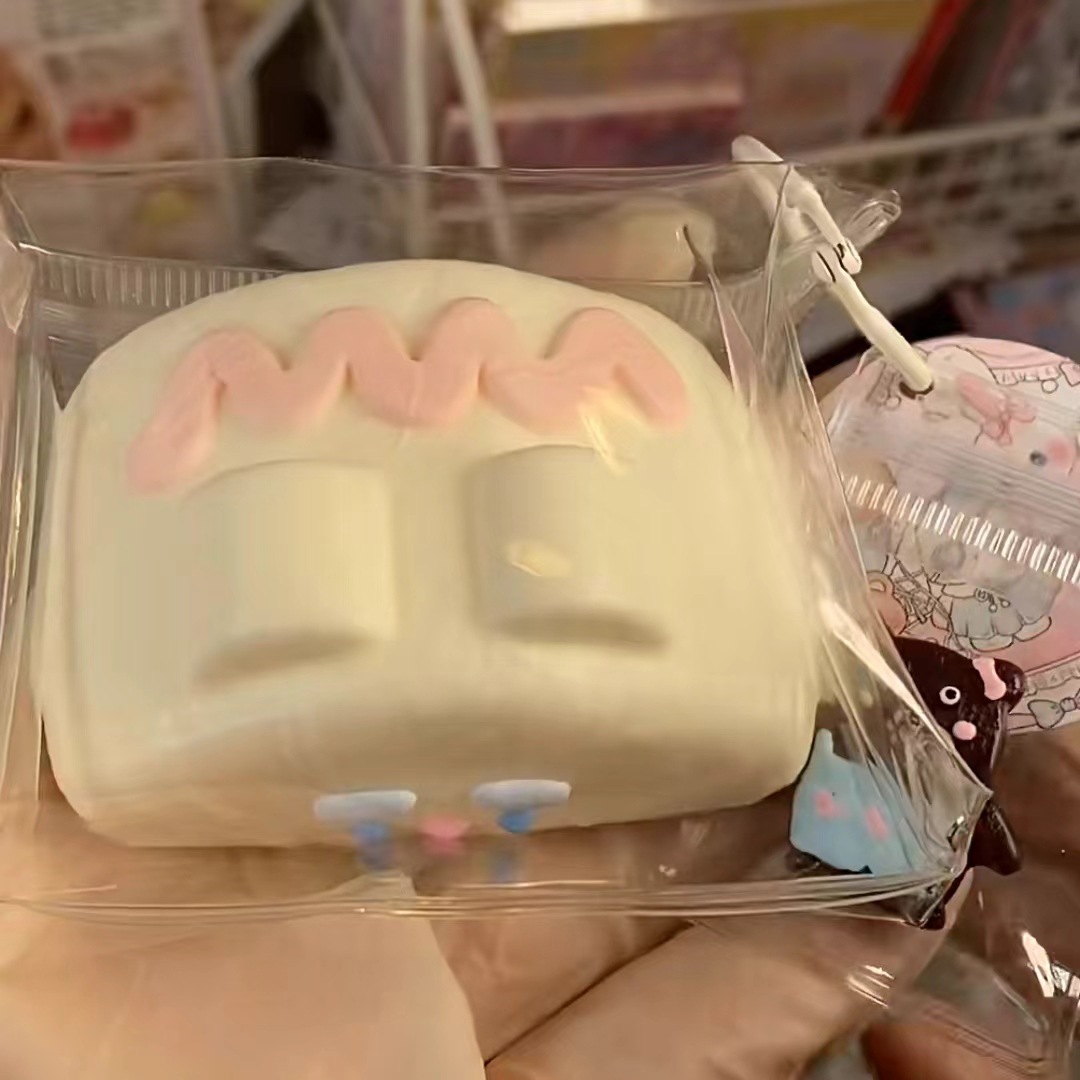 Pastel Cream Cat Mochi Squishy
