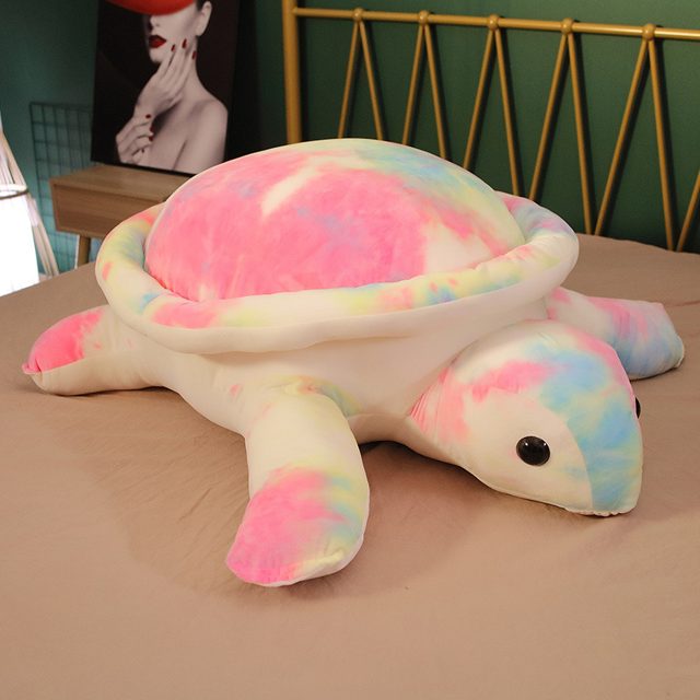 Rainbow Tie-Dye Sea Turtle Plush — photo 3