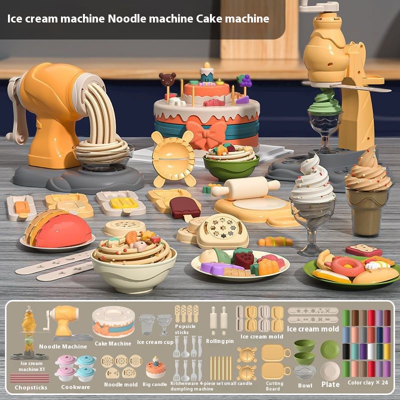 Kids' Clay Noodle Maker Play Set โ photo 4