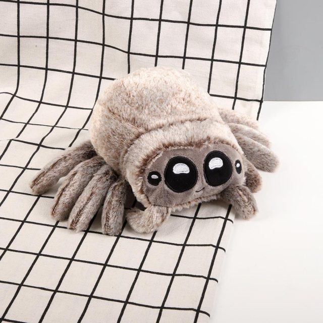 Fuzzy Brown Spider Plushie